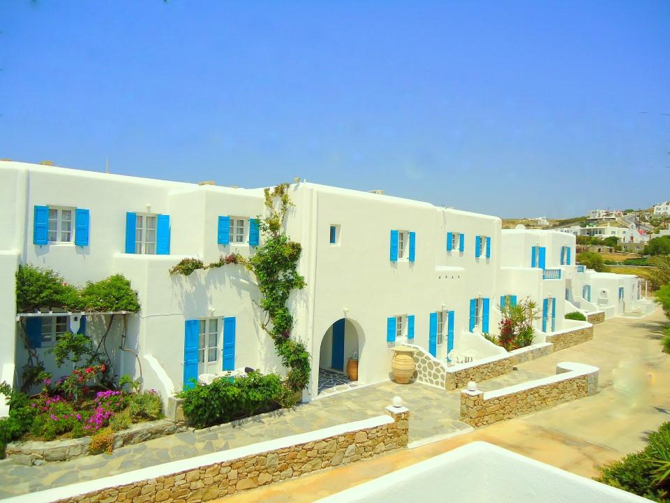 Cyclades Blue Lejlighedshotel Ornos  Eksteriør billede